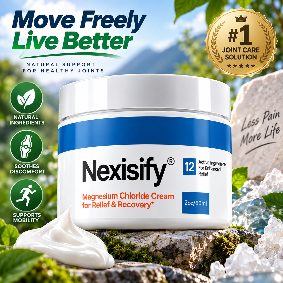 Nexisify® 7-Day Arthritis & Rheumatic Joint Pain Relief Cream